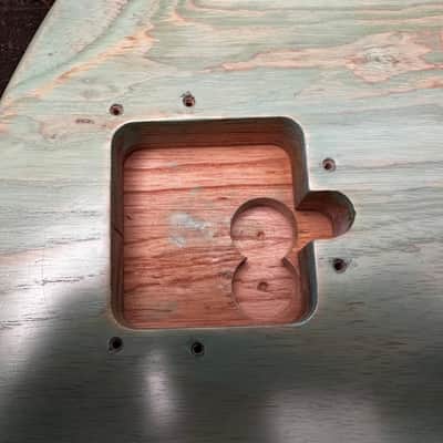 Mulholland Mod Jazzmaster body, P-90 rout, ash, gorgeous image 2