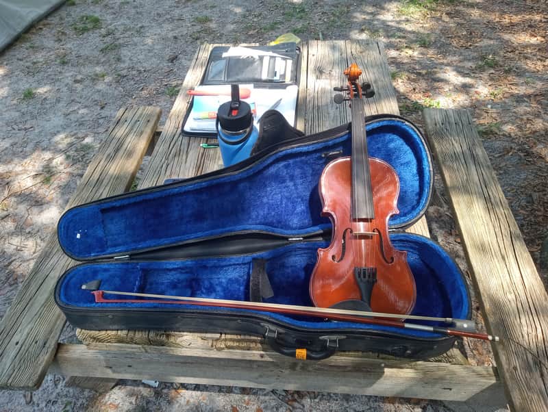 Cremona SV-190 Premier Novice 3/4 Violin 1999 Natural image 1