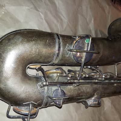 Magnificent Antique Frank Holton Tenor Saxophone, USA, sax body only image 7