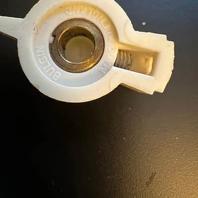 Bulgin Vintage chicken head amp knobs 6mm [Set of 3] 60s - White image 6