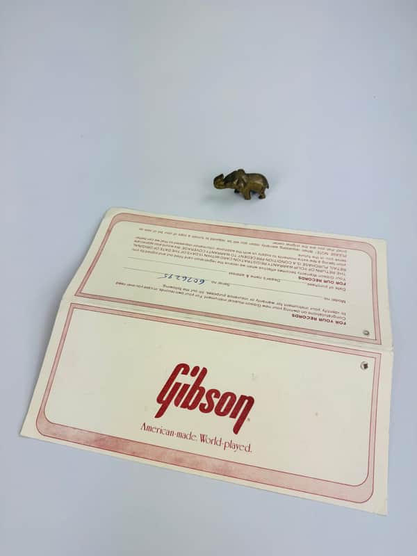 Gibson Warranty Registration Card, circa 1987 image 1