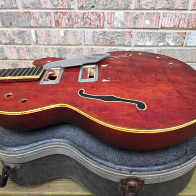 Vintage 1966 Gretsch 6119 Tennessean Electric Guitar Husk Project w/ Original Hardshell Case! image 7