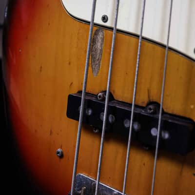 Vintage L Series Fender Jazz Bass 1964/1971 - Sunburst image 15