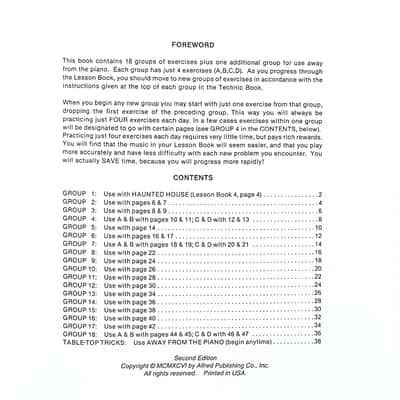 Alfred's Basic Piano Library Technic Level 4 image 2