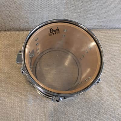 Pearl Maple Shell MX 10" x 8" Tom 1980s - Brushed Silver Metallic image 16