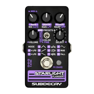Subdecay Starlight MKIII Flanger Pedal [DEMO]