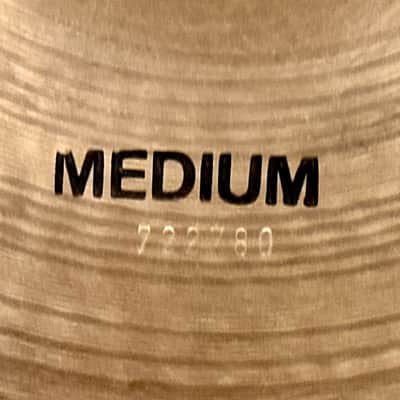 20" Paiste 1977 Black Label 2002 Medium Crash Ride Cymbal 1996g *Video Demo* image 5