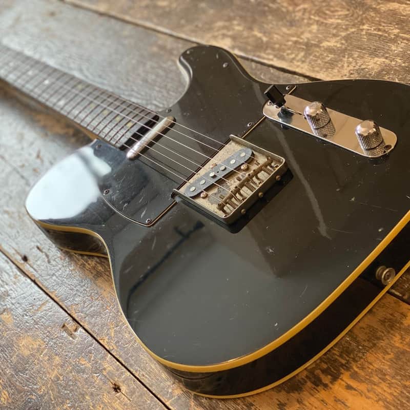 Vintage 1986 Fender Telecaster 1962 Custom Reissue Piano Black FujiGen Built