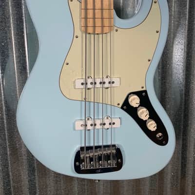 G&L Guitars USA JB 4 String Jazz Bass Fretless JB Sonic Blue & Case #3237 Used image 1