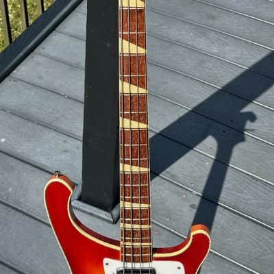 Rickenbacker 4001 "Mono" Bass 1968 - a dead mint Fireglo example w/an original Bill of Sale ! image 9