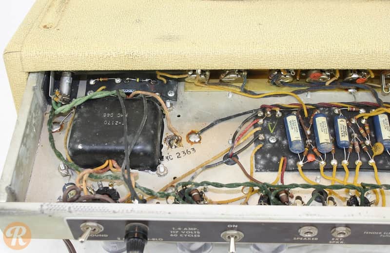 Fender Tremolux 6G9-B 30-Watt 2x10" Piggyback Guitar Amp 1960 - 1963 image 7