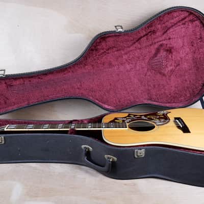 Orville by Gibson Hummingbird MIJ 1991 Natural Lacquer Finish Japan OBG w/ Hard Case image 2