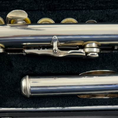 Yamaha Japan 265S - Silver open hole flute image 7