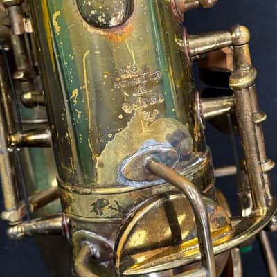 Conn 42M Elkhart Alto Saxophone 1930s - Dark Gold Lacquer image 5