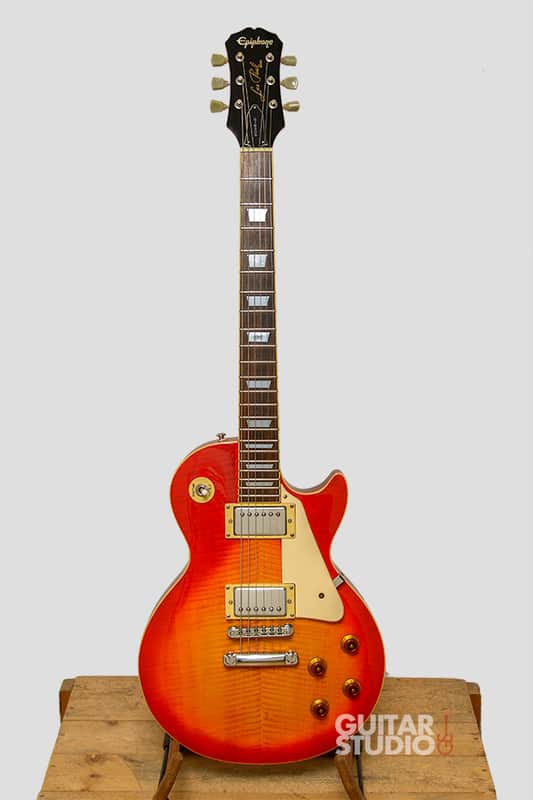 Epiphone Les Paul Standard Korea 1996 Cherry Sunburst | Reverb