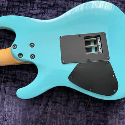 Ibanez FGM100-SB Frank Gambale Signature 1992 - Sky Blue image 8