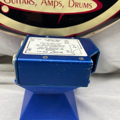 Denecke Dcode PS-1A PS-1 A Microphone Phantom Power Supply - Blue image 8