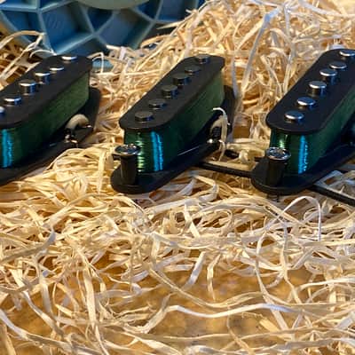 General Vintage Tone  Stratocaster Pickup set 63 to 65 specs NOS 1970s wire Corona INC 42awg Made in image 5