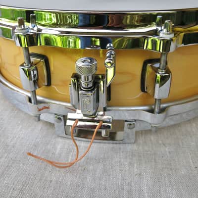 Pearl J R ROBINSON  14 X 4 SNARE DRUM, VERY RARE - NATURAL MAPLE   FINNISH,  STUNNING, MINT. image 16