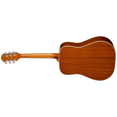 Epiphone Hummingbird Studio Acoustic-Electric Guitar w/ Gig Bag - Antique Natural image 6