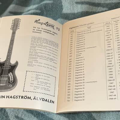 Hagstrom Pricelist for Electric Guitars and basses [Printed in Älvdalen, Sweden] 1995 image 7