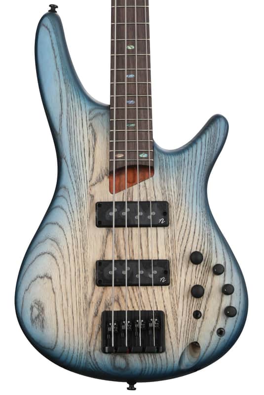 Ibanez Standard SR600E Bass Guitar - Cosmic Blue Starburst Flat image 1