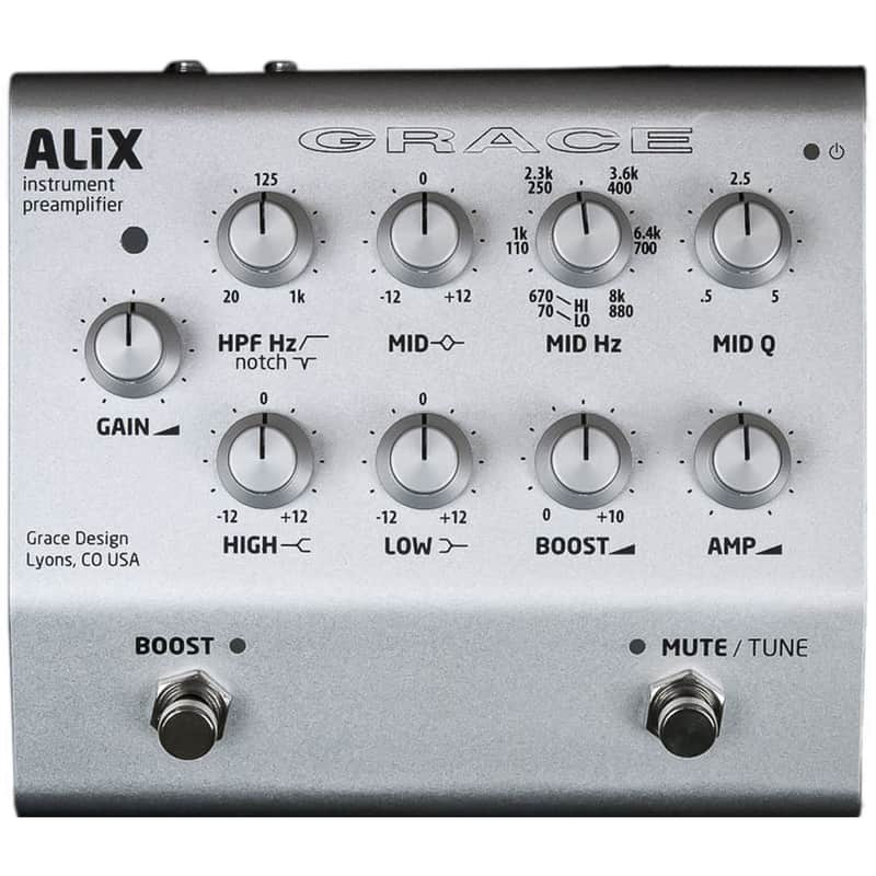 Grace Design ALiX Acoustic Instrument Preamp (Silver) image 1