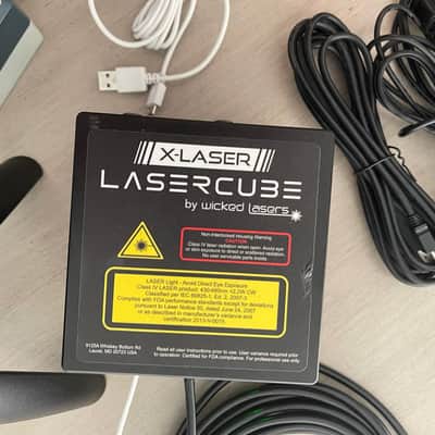 X-Laser Wicked Lasers Lasercube 2W USB RGB Club Stage DJ Laser Light Projector Bild 11