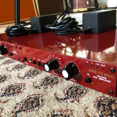 2x Golden Age Pre-73 MKii Vintage Pre-Amplifiers + Rack-Kit image 1