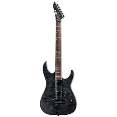 ESP LTD M-200FM - Roasted Jatoba Fingerboard, See Thru Black image 12