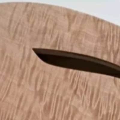 Shepard Custom Guitars Custom Telecaster Body Semi-hollow Backroute F Hole Optional Curly Maple Top 2026 - Unfinished image 9