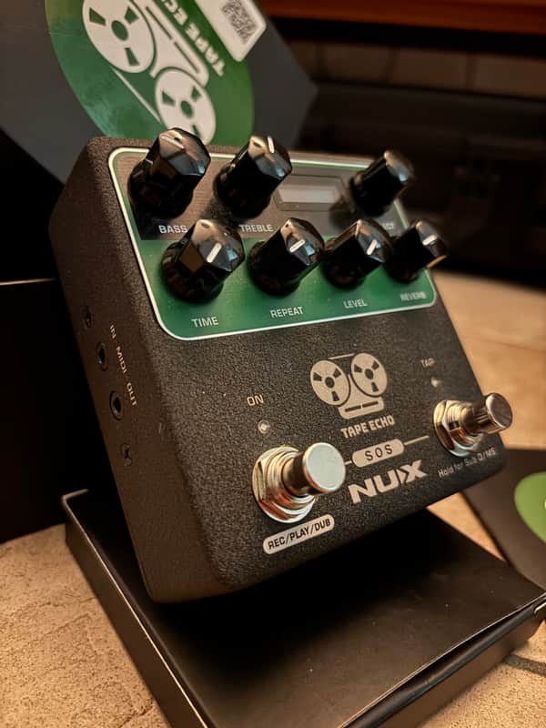 NuX NDD-7 Tape Echo 2022 - Present - Black / Green image 1