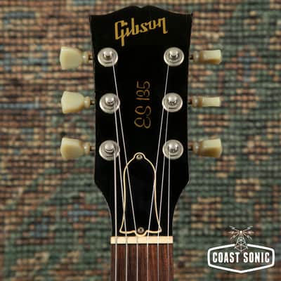 1992 Gibson ES-135 Semi-Hollow Body with added Bigsby, Hard Case image 11