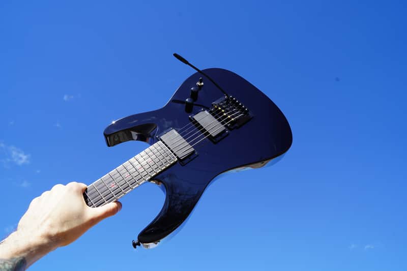 ESP LTD SIGNATURE SERIES JH-600 CTM Black Jeff Hanneman 6-String Electric Guitar image 1