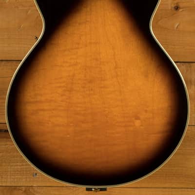 Ibanez GB10SE George Benson Hollow Body - Ebony - Brown Sunburst image 4
