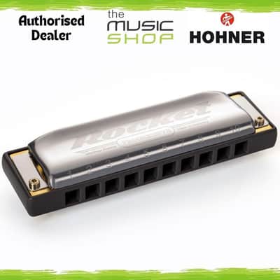 Hohner Progressive Series Rocket 10 Hole Diatonic Harmonica, B Major - M2013126 image 1
