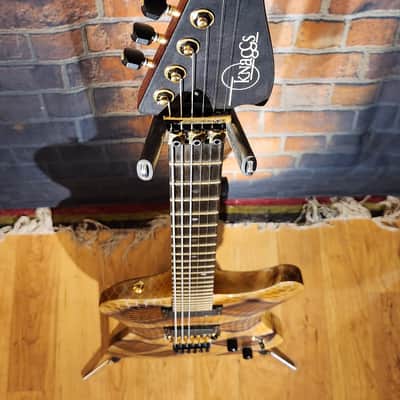 2019 Knaggs Tuckahoe T3 EXQUISITE Diamondback Finish With Hard Case, Original Paperwork, And Dunlop Strap Locks image 8
