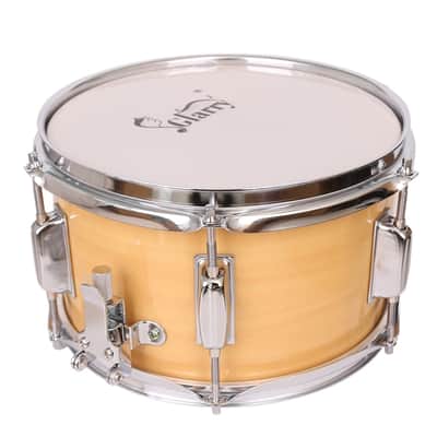 Glarry 10 x 6" Acoustic Percussion Single Drums Snare Drum Wood image 3