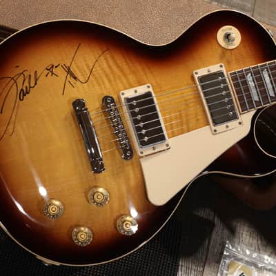 2016 Gibson Les Paul Traditional HP Electric Guitar Triburst + OHSC image 2