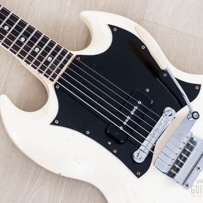 1967 Gibson SG Junior Vintage Guitar Polaris White w/ Case image 7