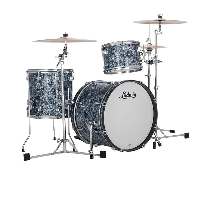 Ludwig LN3402TX NeuSonic Downbeat Outfit 8x12/14x14/14x20" Drum Set image 6