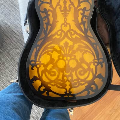 Dobro Square Neck Resonator Lapsteel 1993 - Sunburst image 8