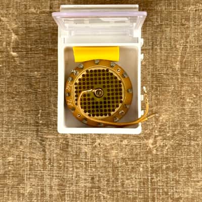 Vintage Rare Neumann K87 Original Capsule. Fiberboard Rings. Original Gold. For vintage U87 1960s KK87 image 5