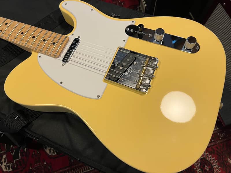 Fender American Performer Telecaster with Maple Fretboard - Vintage White image 1