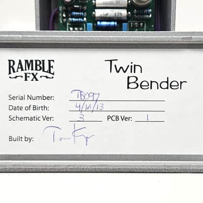 Ramble FX Twin Bender V1, SUPER RARE! Excellent Condition with Box & Paperwork! image 4
