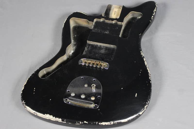 MJT Jazzmaster Body Black Lefty Left handed | Reverb