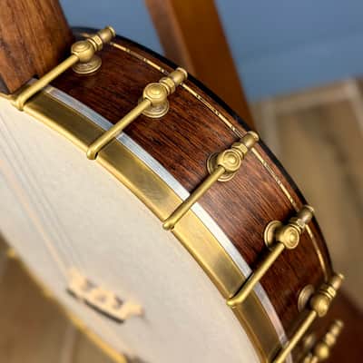 Custom Rickard Dobson 11" Banjo Walnut with North Star Tailpiece image 9