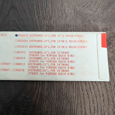Slingerland Snappy Wires S0Z2013 Snare Wires 1990s-2000s image 6