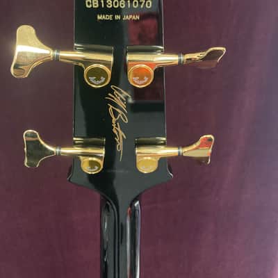 Aria SB- Black'N Gold I Cliff Burton Signature Electric Bass 2020 image 5
