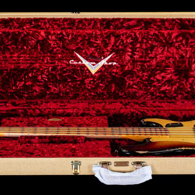 Fender Custom Shop 1958 Precision Bass Heavy Relic 3-Tone Sunburst (339) image 7
